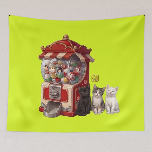 Item preview, Gachapon Capsule Toy with Three Kittens designed and sold by JapanekoGallery.
