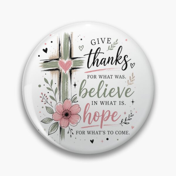 Item preview, Give Thanks Believe Hope – Christian Inspirational Faith Design designed and sold by Image Shop Australia.