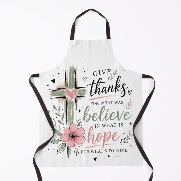 Item preview, Give Thanks Believe Hope – Christian Inspirational Faith Design designed and sold by Image Shop Australia.