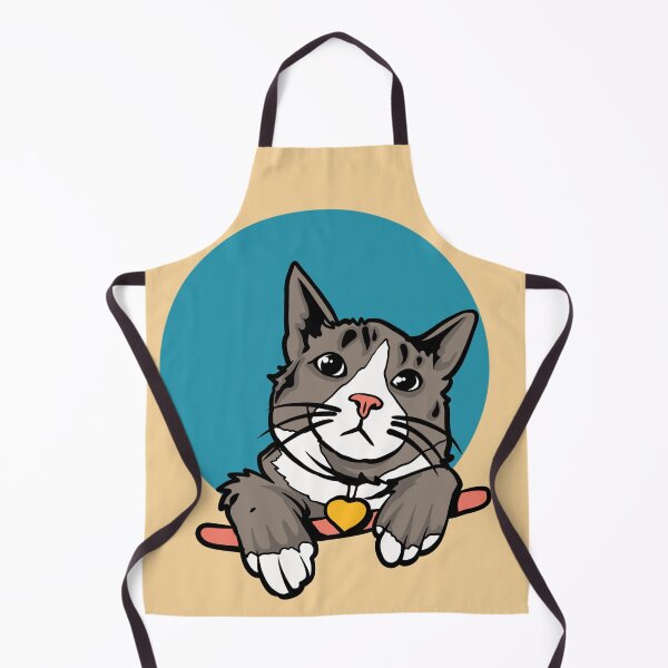 Item preview, Cute Peeking Gray Cat Vector Illustration designed and sold by phsycartwork.