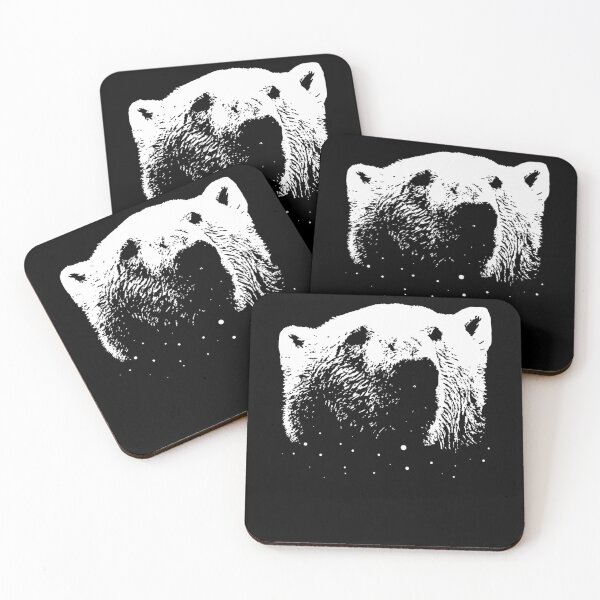 Item preview, Intense High-Contrast Polar Bear Roar designed and sold by Rjaa Designes.