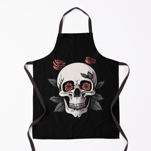 Item preview, Gothic Human Skull with Red Roses designed and sold by Rjaa Designes.