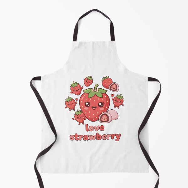 Item preview, Love Strawberry Kawaii Design | Cute Strawberry Mochi Cartoon Aesthetic Gift for Fruit Lovers designed and sold by morning sun.