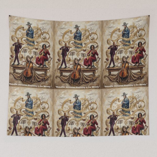 Item preview, Beautiful Memories Blooming in the Melody designed and sold by MByunArt.