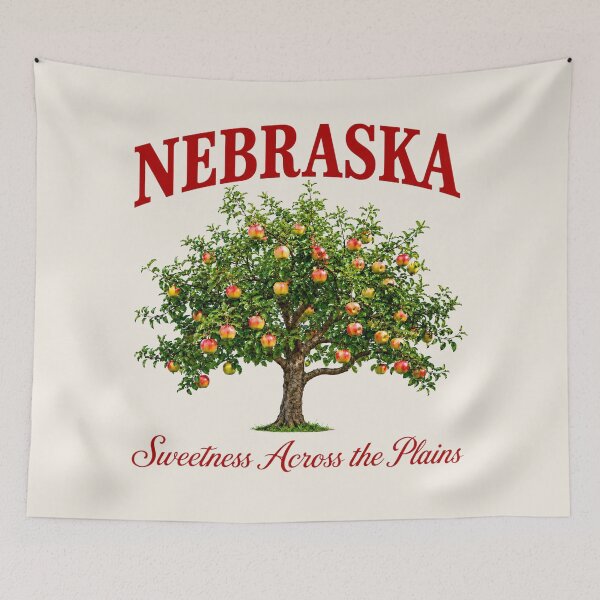 Item preview, Nebraska Apple Tree Sweetness Across the Plains designed and sold by The-Drip-Studio.