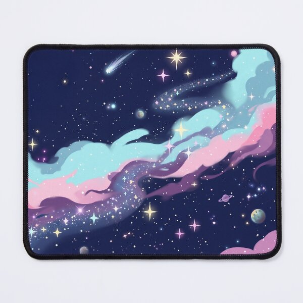 Item preview, Pastel Galaxy Dreamscape multicolor Dreamy Anime designed and sold by MoqunaDesign.