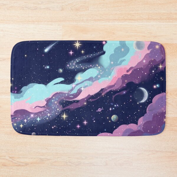 Item preview, Pastel Galaxy Dreamscape multicolor Dreamy Anime designed and sold by MoqunaDesign.