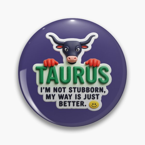 Item preview, taurus I'm not stubborn colorful typographic funny zodiac design designed and sold by SmashingDeals.