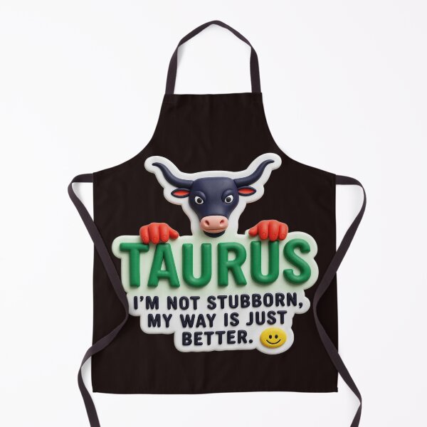 Item preview, taurus I'm not stubborn colorful typographic funny zodiac design designed and sold by SmashingDeals.