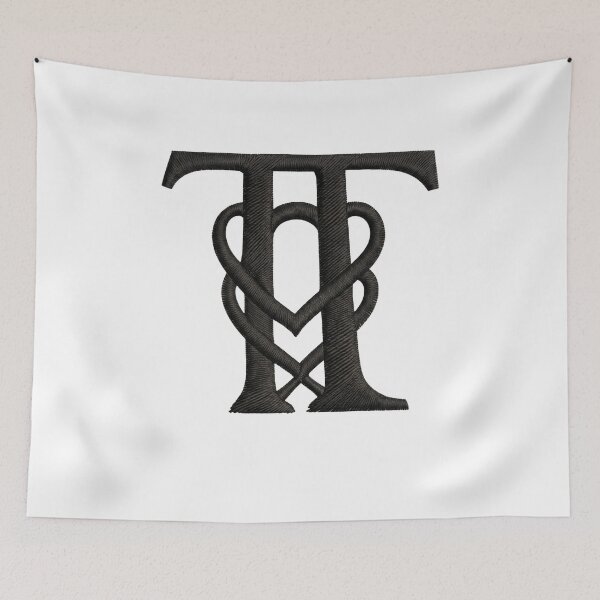 Item preview, T & T Wedding Logo Emblem designed and sold by rosebudprintco.