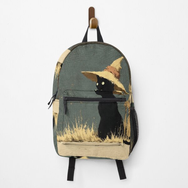 Item preview, Black Cat Wearing A Witch Hat designed and sold by colorful-white.