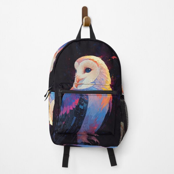 Item preview, Vibrant Barn Owl Night Art designed and sold by KiraChie.