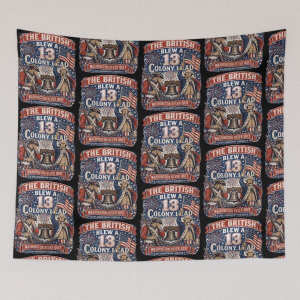 Item preview, The British Blew A 13 Colony Lead Funny American Revolution Patriotic 4th of July designed and sold by DarylPope.
