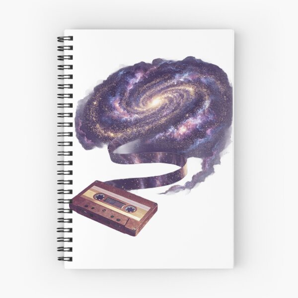Item preview, Galaxy Cassette Tape Retro Space Music Vintage T-Shirt designed and sold by charliedelong.