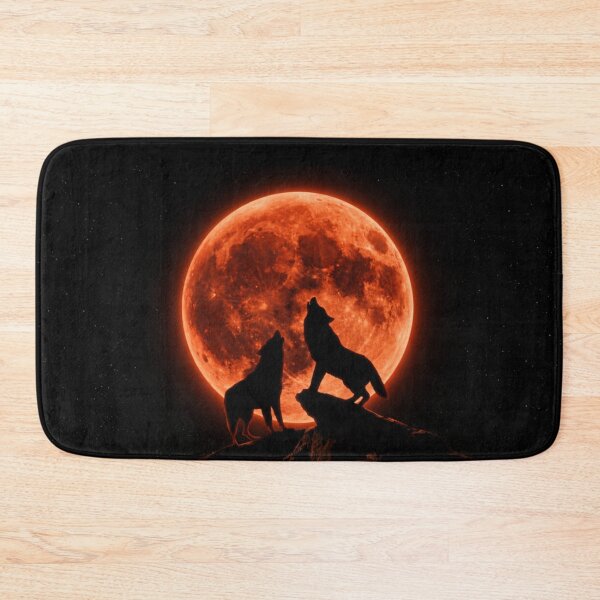 Item preview, Wolves Beneath the Blood Moon designed and sold by Wiredart.