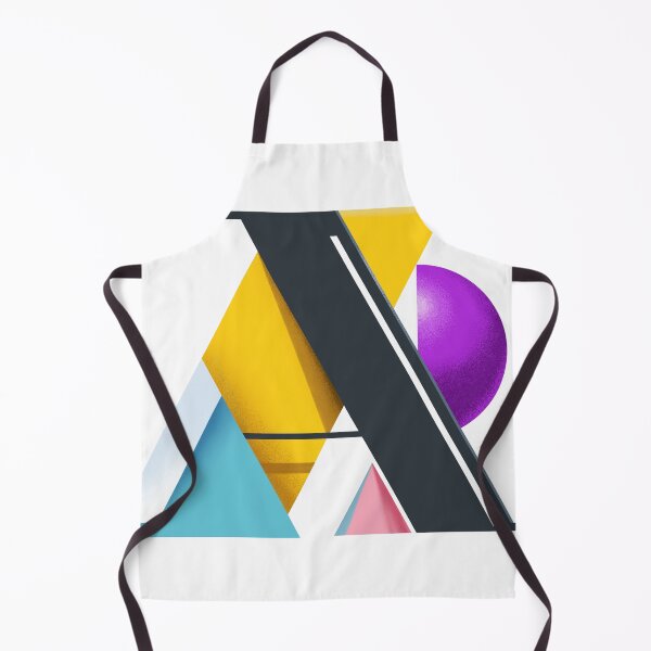 Item preview, Geometric Letter A - Modern Monogram Initial Art designed and sold by HolaStudio.