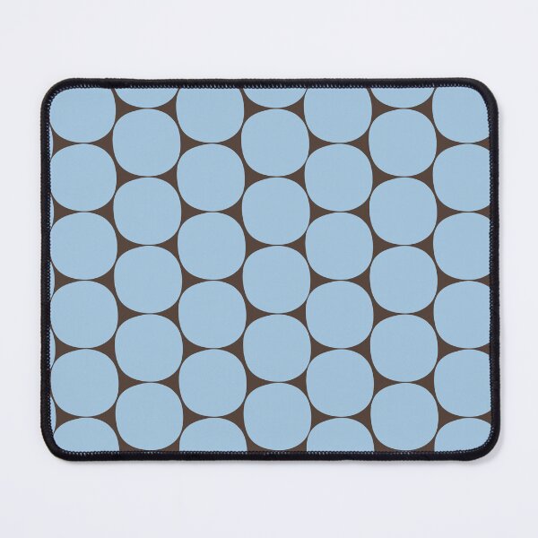 Item preview, Mid Century Modern Dots Pattern in Ice Blue and Brown designed and sold by kierkegaard.