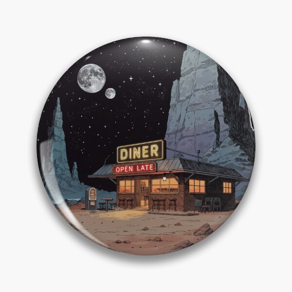 Item preview, Alien Desert Diner designed and sold by charliedelong.
