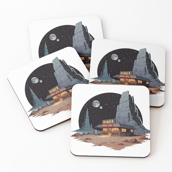Item preview, Alien Desert Diner designed and sold by charliedelong.