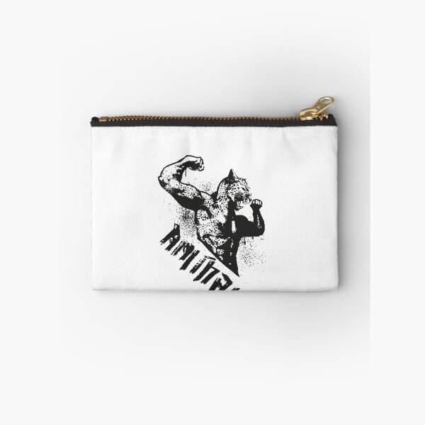Item preview, Textured Monochrome Feline Beast Silhouette Print designed and sold by evodoo.