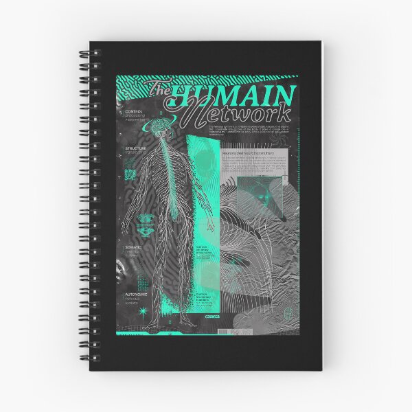 Item preview, Anatomy Poster Design with Glowing Cyan Accents designed and sold by evodoo.
