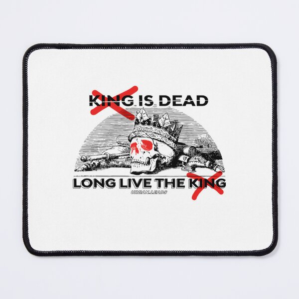 Item preview, Distressed Dark Skull and Crown with Red Accents designed and sold by evodoo.