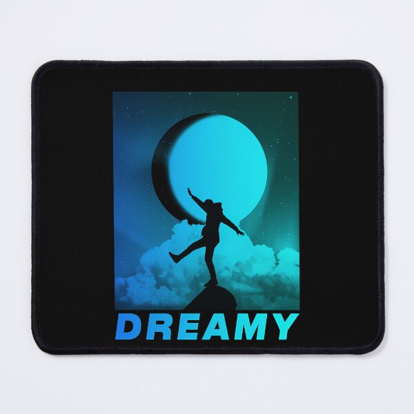 Item preview, Silhouette Figure on Cliff with Vibrant Full Moon Backdrop designed and sold by evodoo.