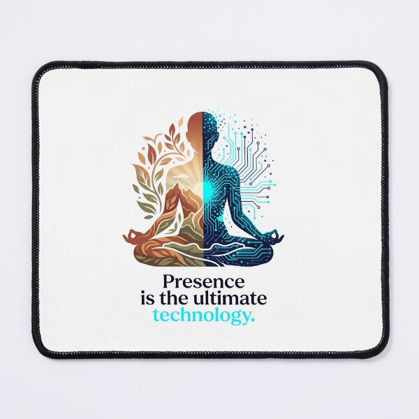 Item preview, Mindfulness, Technology, Presence T-shirt Cup Sticker Design designed and sold by engineram.