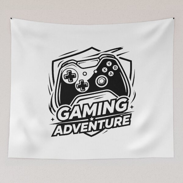 Aperçu de l'œuvre Manette de jeu vidéo avec une phrase de joueur créée et vendue par Gamershop22025.