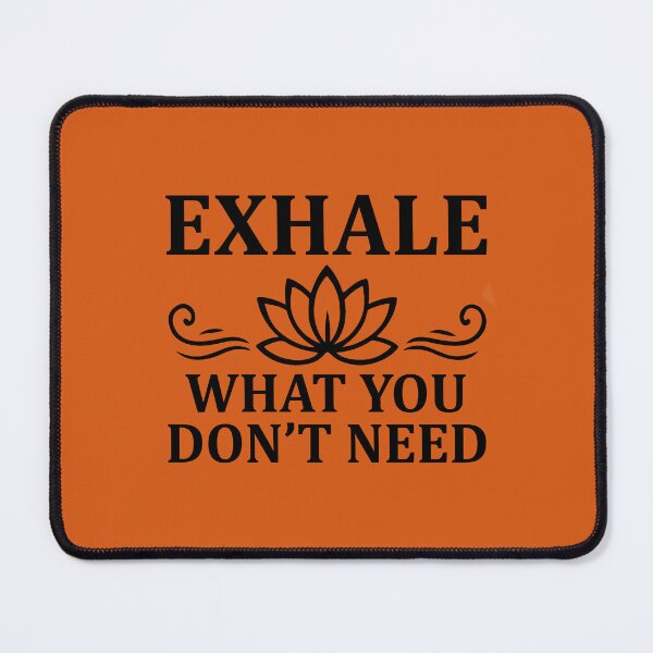 Item preview, Exhale What You Don’t Need – Mindfulness Lotus Design designed and sold by DesignHouse07.
