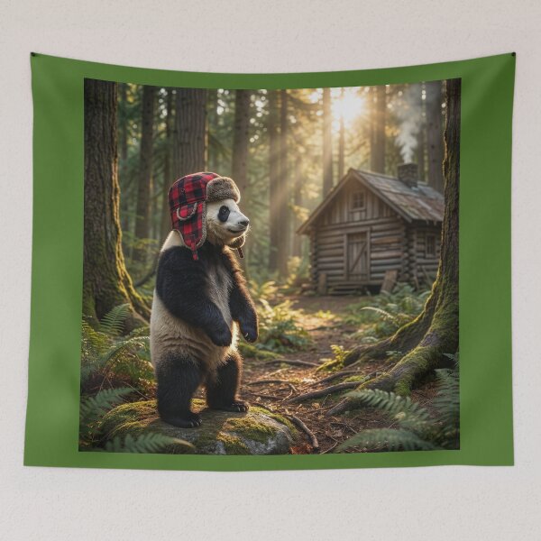 Item preview, Panda Bear Settles the Pacific Northwest designed and sold by Tridentulus.