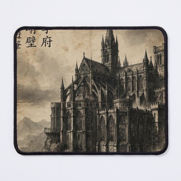Item preview, Gothic Academy of the West Sumi-e Ink Wash designed and sold by DuckOddity.