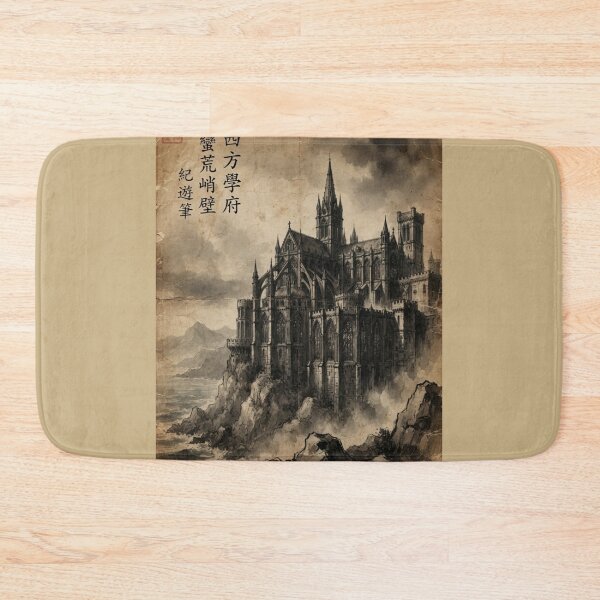 Item preview, Gothic Academy of the West Sumi-e Ink Wash designed and sold by DuckOddity.