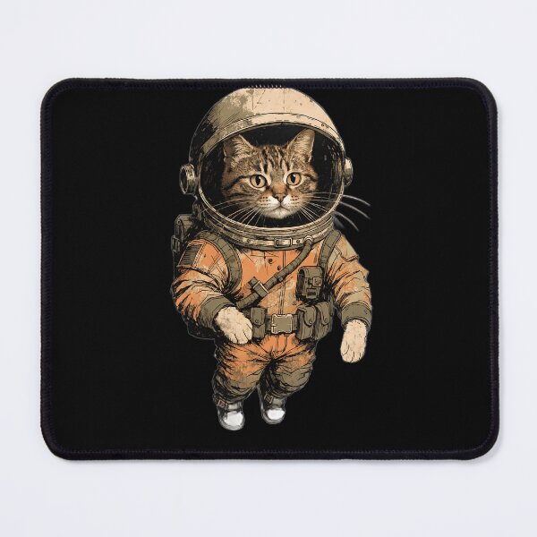 Item preview, Cosmonaut Cat Astronaut Space Tee designed and sold by charliedelong.