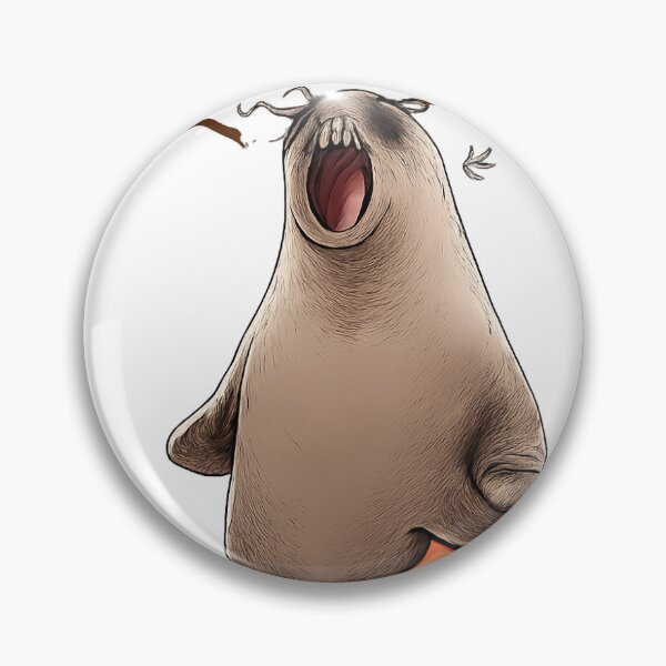 Item preview, Funny Seal Meme “AARRRRGGGHHH” Chaos designed and sold by Mystic & Celestial Art.