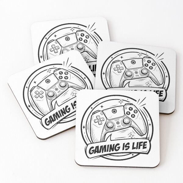 Item preview, Video game controller with gamer phrase designed and sold by Gamershop22025.