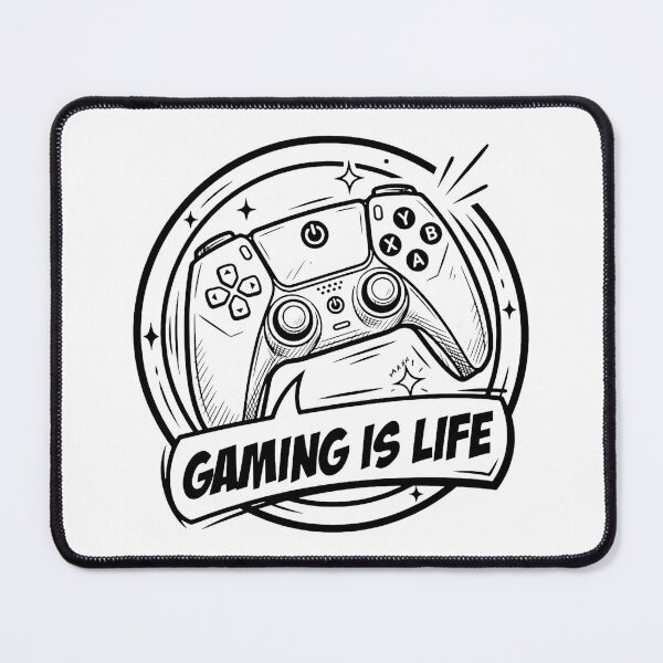 Item preview, Video game controller with gamer phrase designed and sold by Gamershop22025.
