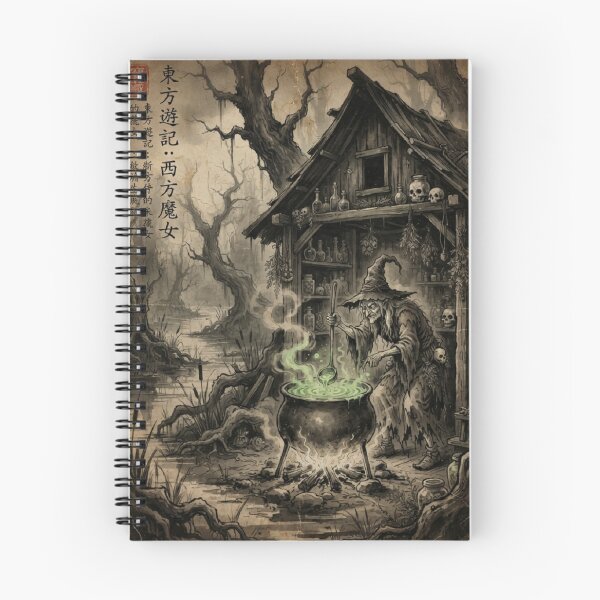 Item preview, Witch of the Western Swamp Sumi-e Ink Wash designed and sold by DuckOddity.