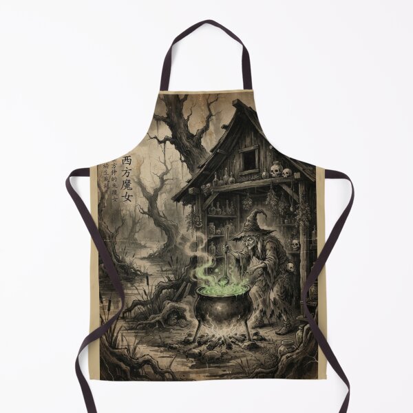 Item preview, Witch of the Western Swamp Sumi-e Ink Wash designed and sold by DuckOddity.