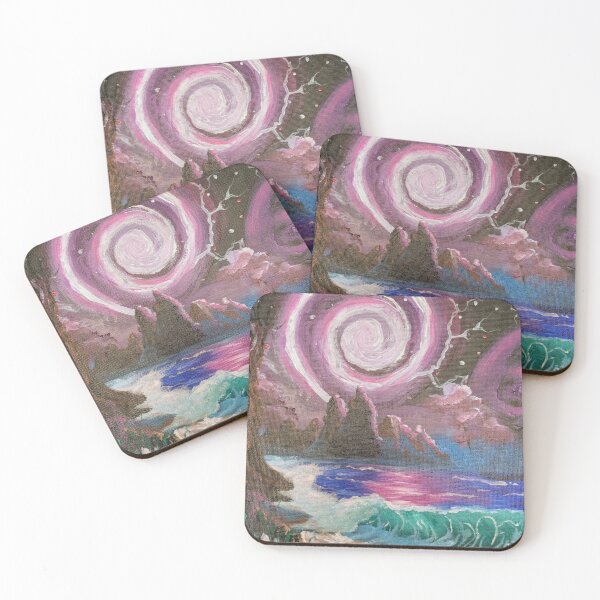 Item preview, Tagonex-13 - Painting with acrylics - Sci-fi Fantasy Blue Pinks, and Purples designed and sold by DreamTrek.