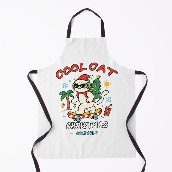 Item preview, Cool Cat Christmas In July Summer Skater designed and sold by SugarCore.