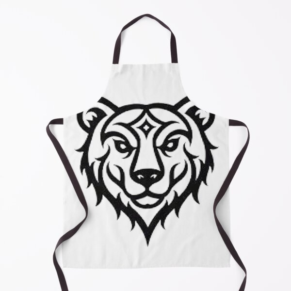 Item preview, Bold Tribal Bear Head Tattoo Flash designed and sold by Qubivibe.