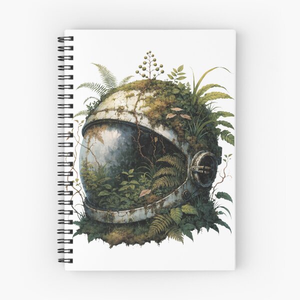 Item preview, Astronaut Helmet Jungle Plants Nature Space T-Shirt designed and sold by charliedelong.