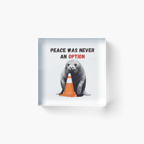 Item preview, neal “Peace Was Never an Option” designed and sold by Mystic & Celestial Art.