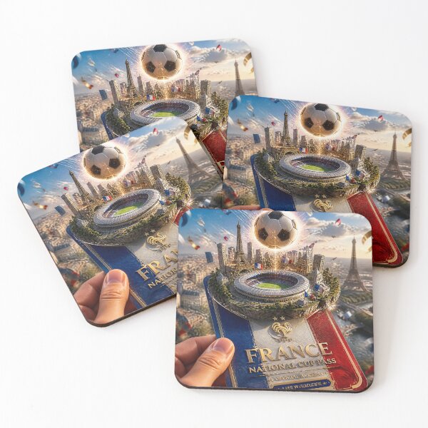 Item preview, France Football National Cup Pass 3D Soccer Fan Art designed and sold by Dream Weave Studio.