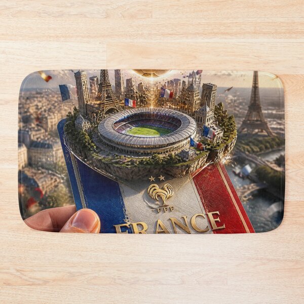 Item preview, France Football National Cup Pass 3D Soccer Fan Art designed and sold by Dream Weave Studio.