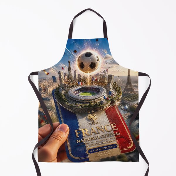 Item preview, France Football National Cup Pass 3D Soccer Fan Art designed and sold by Dream Weave Studio.