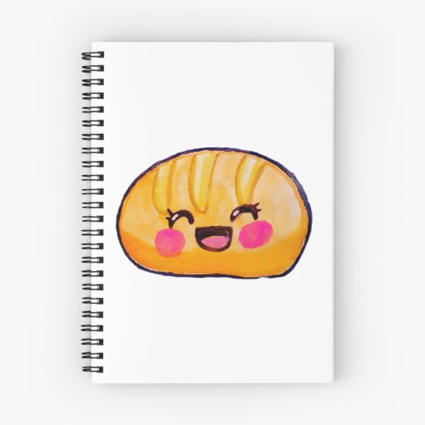 Item preview, Laughing Croissant Pastry Cute Kawaii Food Watercolor Illustration designed and sold by WatercolorWhis.