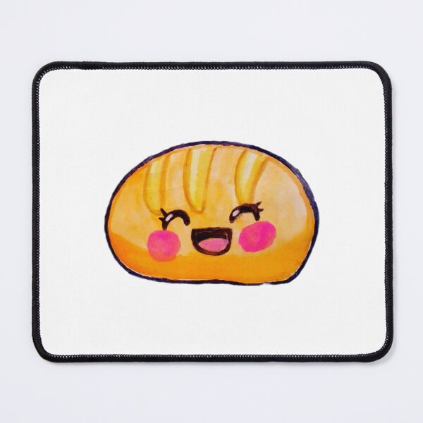 Item preview, Laughing Croissant Pastry Cute Kawaii Food Watercolor Illustration designed and sold by WatercolorWhis.