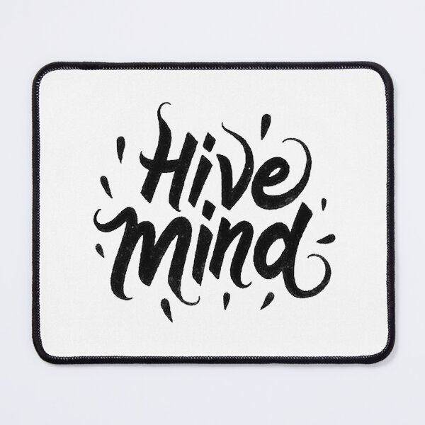 Item preview, Hive Mind - Bold Black Ink Hand Lettering designed and sold by Qubivibe.